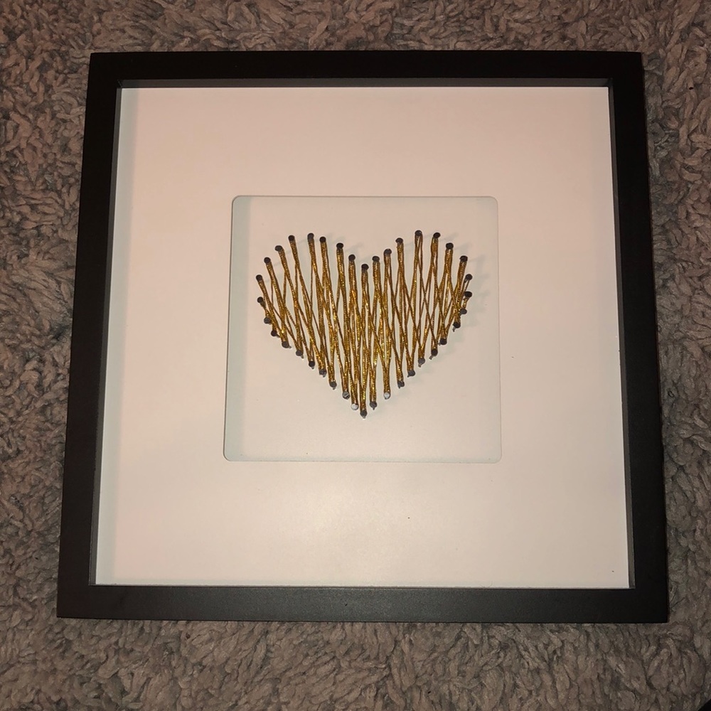 Heart String Art Wall Décor